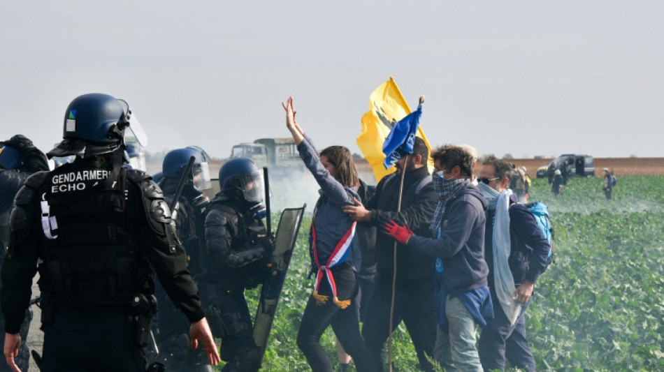 Clashes as thousands march in France against agro industry water 'grab'