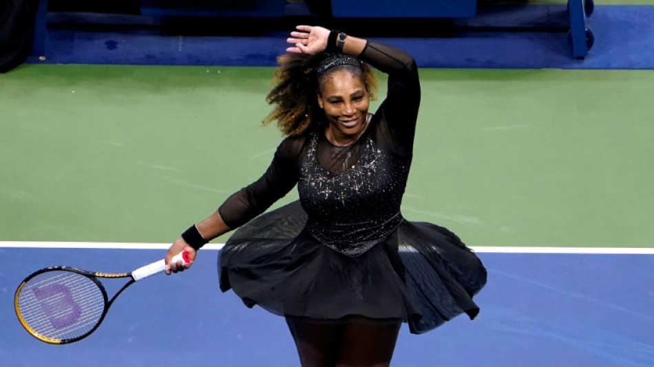 Serena brilla en su último Abierto de EEUU; colombiano Galán da el golpe ante Tsitsipas