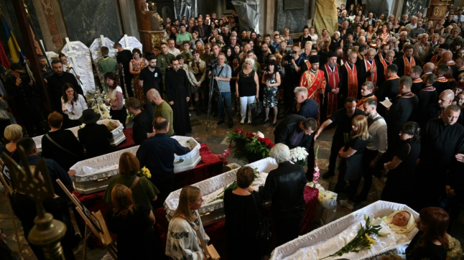 Lviv mourns mother, three daughters killed in Russian strike