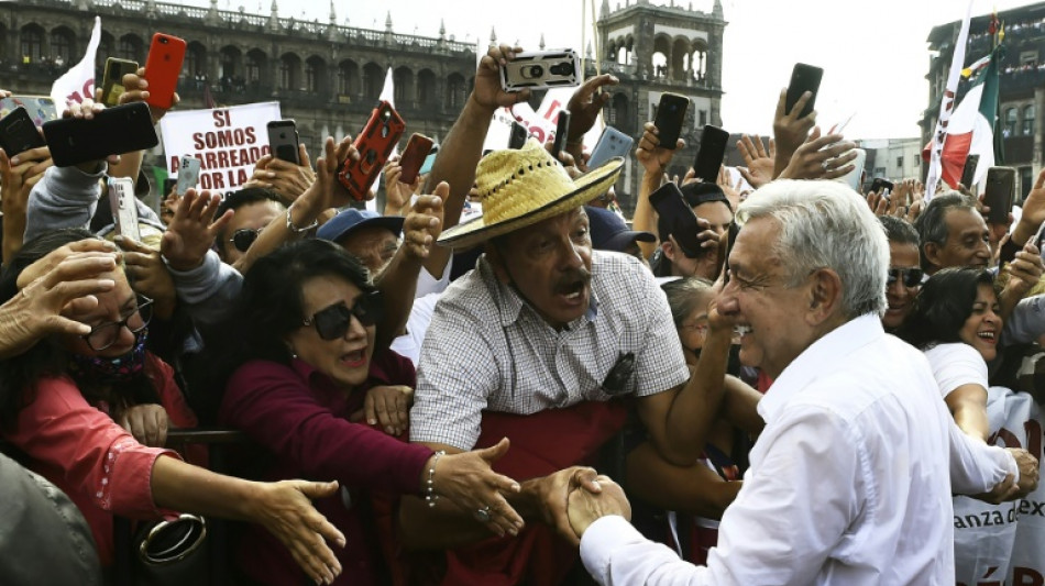 Mexican president masses supporters with eye on next election