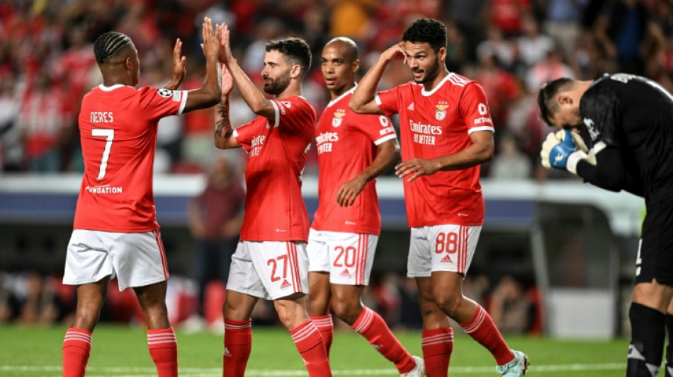 Foot: Benfica, le Maccabi Haïfa et Plzen qualifiés pour la Ligue des champions