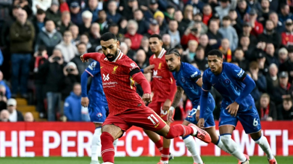 Angleterre: le leader Liverpool bat Chelsea 2-1 à Anfield