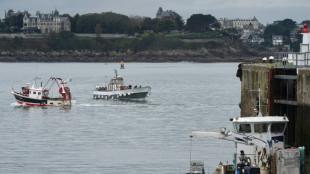 Les Ultims dans le port de Saint-Malo, premier défi de la Route du Rhum