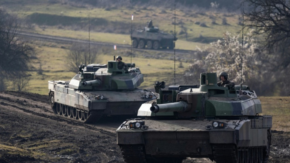 French tanks join NATO defensive line in Romania