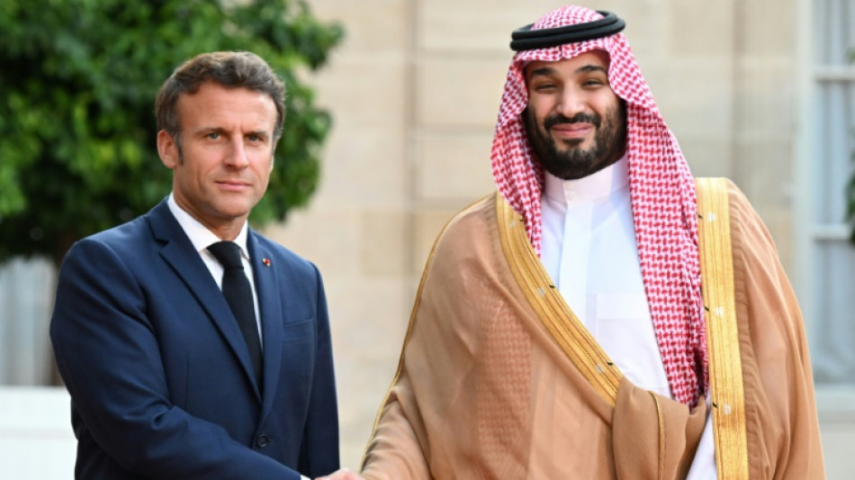 Macron counts on Saudi prince to 'ease' Ukraine war effects