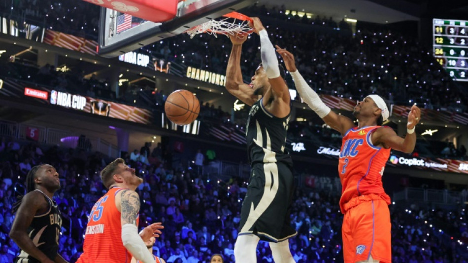 Giannis stars as Bucks beat Thunder to win NBA Cup