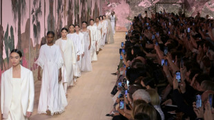 Greek goddesses at Dior couture show