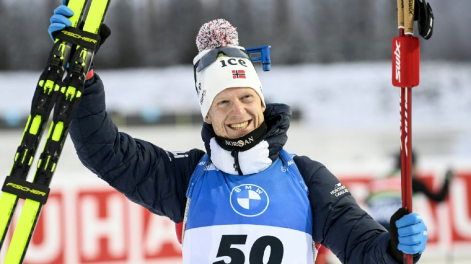 Biathlon: Fillon Maillet encore poussif, Boe déjà en forme