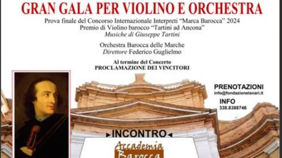 Ad Ancona Concorso internazionale interpreti barocchi