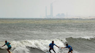 Swimming and surfing, Gazans savour a cleaner sea