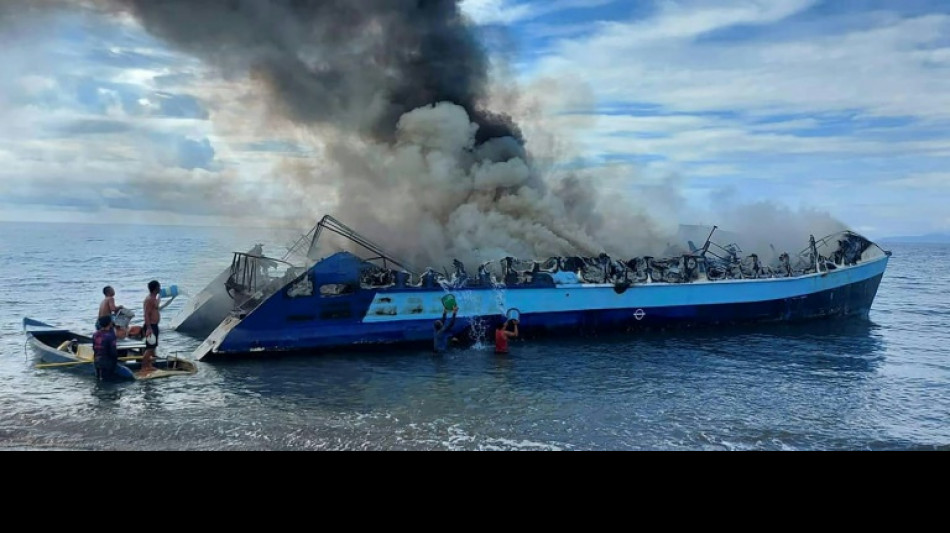 Siete muertos por un incendio en un ferry en Filipinas