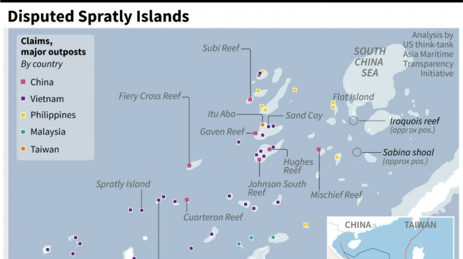 Philippines 'concerned' over China land reclamation in disputed sea