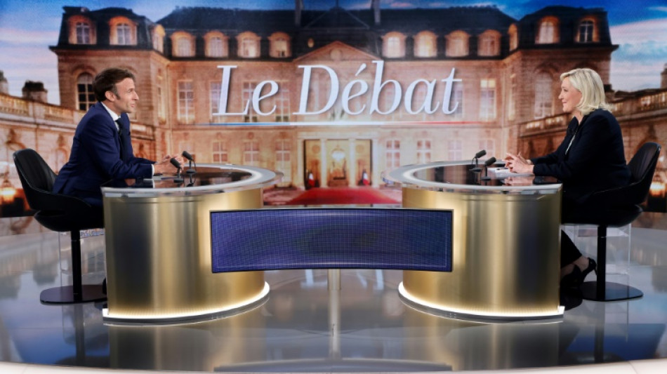 Le Pen, Macron clash in debate ahead of French election