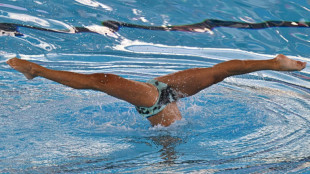 En Roma, los hombres también se sumergen en la natación artística