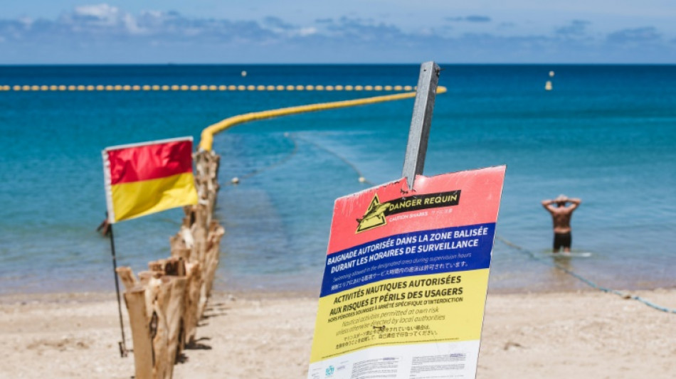 Shark net protects swimmers in French Pacific territory