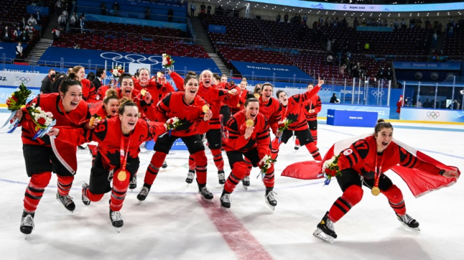 JO-2022: le Canada renoue avec l'or du hockey sur glace femmes après l'affront de 2018